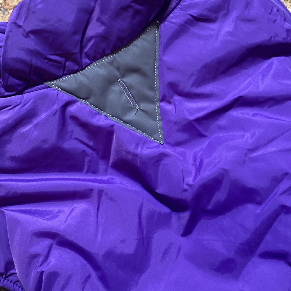 New Wind breaker dog jacket. Purple reflective - Picture 3 of 5